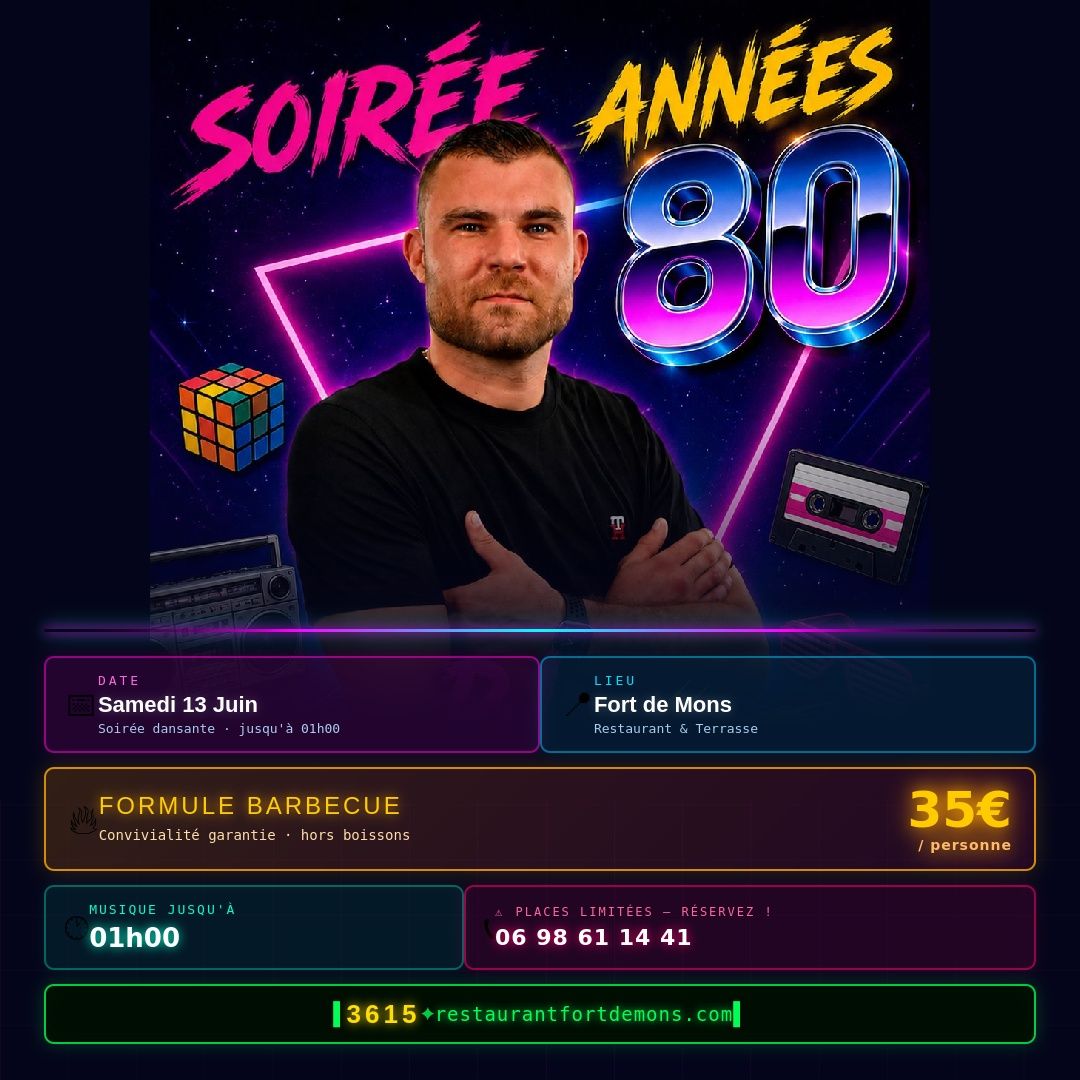 Soirées barbecue et années 80